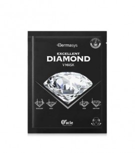 Заказать онлайн Dr.Oracle Лифтинг-маска для коррекции овала лица с алмазной пудрой Dermasys Diamond V Mask в KoreaSecret