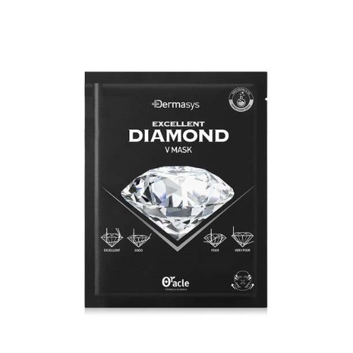 Заказать онлайн Dr.Oracle Лифтинг-маска для коррекции овала лица с алмазной пудрой Dermasys Diamond V Mask в KoreaSecret