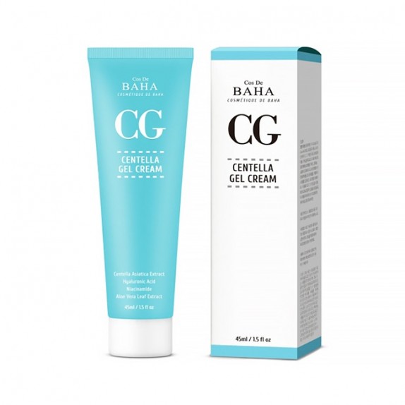 Заказать онлайн Cos De Baha Восстанавливающий гель-крем с центеллой CG Centella Gel Cream в KoreaSecret