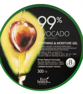 Заказать онлайн Eco Branch Многофункциональный гель с авокадо Avocado Soothing Moisture Gel в KoreaSecret