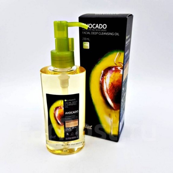 Заказать онлайн Eco Branch Гидрофильное масло для глубокого очищения c авокадо Facial Deep Cleansing Oil Avocado в KoreaSecret