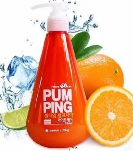 Заказать онлайн Amore Pacific Зубная паста отбеливающая с цитрусом  Perioe Pumping Citrus в KoreaSecret