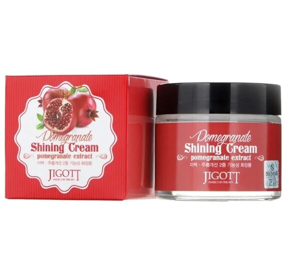 Заказать онлайн Jigott Регенерирующий крем с экстрактом граната Pomegranate Cream в KoreaSecret