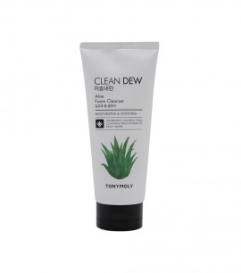 Заказать онлайн Tony Moly Пенка для умывания с экстрактом алоэ Clean Dew Aloe Foam Cleanser в KoreaSecret