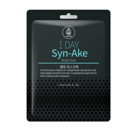 Заказать онлайн Med:B  Маска-салфетка со змеиным ядом Mask Pack Syn-Ake в KoreaSecret