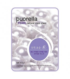 Заказать онлайн Baroness Маска-салфетка с жемчугом Puorella Pearl Natural Mask Sheet в KoreaSecret