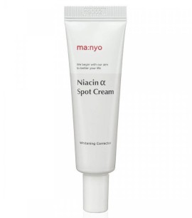 Заказать онлайн Manyo Осветляющий локальный крем с ниацинамидом Niacin Alpha Spot Cream в KoreaSecret