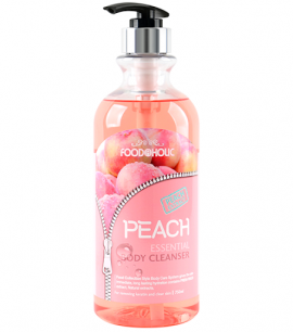 Заказать онлайн FoodaHolic Гель для душа с экстрактом персика Peach Essential Body Cleanser в KoreaSecret