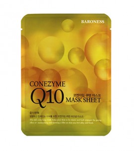 Заказать онлайн Baroness Маска-салфетка с концентрированным коэнзимом Conezyme Q10 Mask Sheet в KoreaSecret