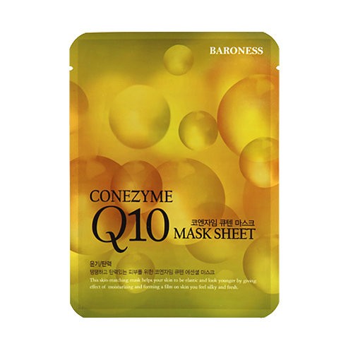 Заказать онлайн Baroness Маска-салфетка с концентрированным коэнзимом Conezyme Q10 Mask Sheet в KoreaSecret