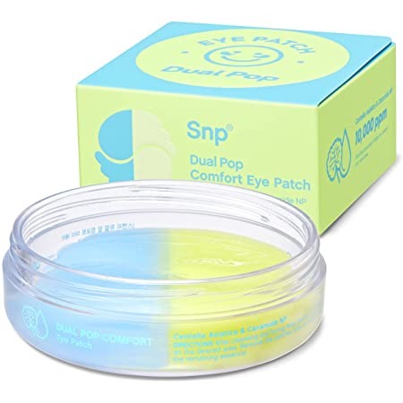 Заказать онлайн SNP Двойные гидрогелевые патчи для глаз с керамидами и центеллой Dual Pop Comfort  Eye Patch в KoreaSecret