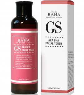 Заказать онлайн Cos de Baha Тоник-эксфолиант с кислотами для проблемной кожи AHA/BHA GS Toner в KoreaSecret