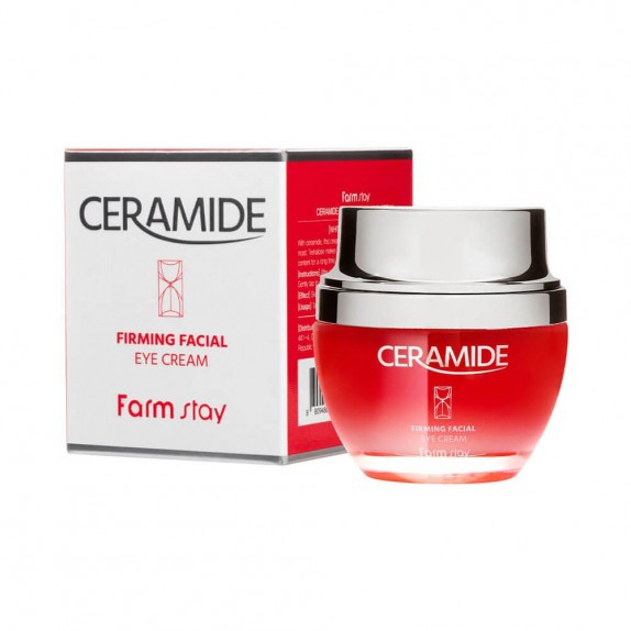 Заказать онлайн FarmStay Крем для век с керамидами Ceramide Firming Facial Eye Cream в KoreaSecret