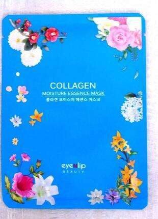 Заказать онлайн Eyenlip Маска-салфетка с коллагеном Collagen Oil Moisture Essence Mask в KoreaSecret