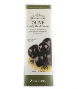 Заказать онлайн 3W Clinic Крем для рук с оливой Olive Hand Cream в KoreaSecret