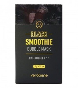 Заказать онлайн Verobene Кислородная маска смузи Черная Black Smoothie Bubble Mask в KoreaSecret