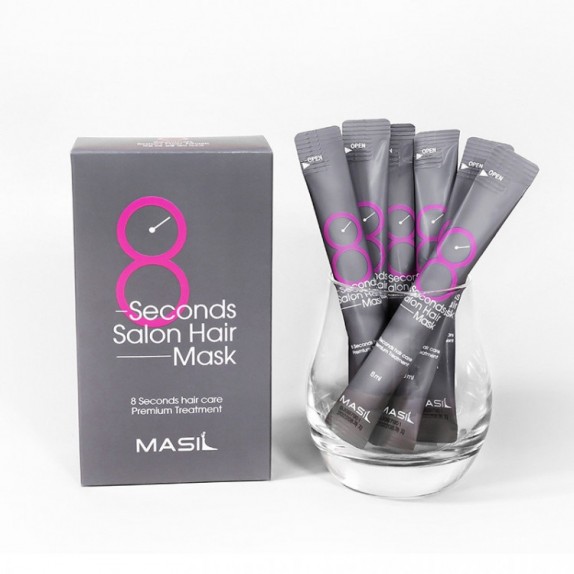 Заказать онлайн Masil Маска (пробник) для волос Салонный эффект за 8 секунд  8 Seconds Salon Hair Mask в KoreaSecret