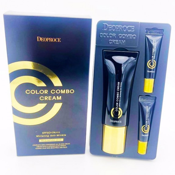 Заказать онлайн Deoproce Универсальный набор СС кремов 23 тон Color Combo Cream SPF50+/PA+++ в KoreaSecret