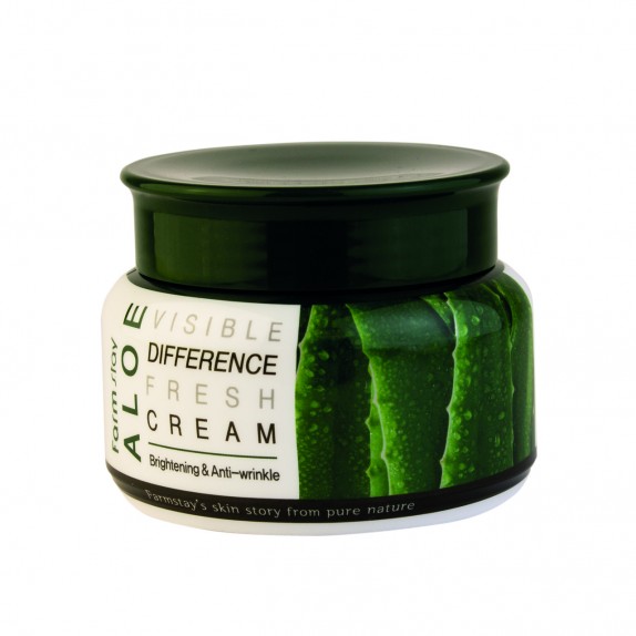 Заказать онлайн Farmstay Крем с экстрактом алоэ Visible Difference Aloe Fresh Cream в KoreaSecret