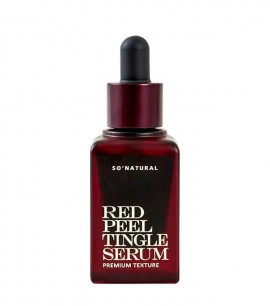 Заказать онлайн So Natural Кислотная пилинг-сыворотка со спикулами Red Peel Tingle Serum Premium Texture в KoreaSecret