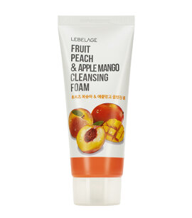 Lebelage Пенка для умывания с экстрактом персика и манго Рeach&Apple Mango Cleansing Foam