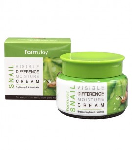 Заказать онлайн Farmstay Крем с экстрактом улитки Visible Difference Cream в KoreaSecret