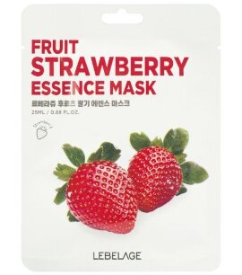 Lebelage Маска-салфетка с клубникой Fruit Strawberry Essence Mask
