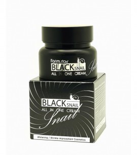 Заказать онлайн Farmstay Крем с экстрактом черной улитки Black Snail All in One Cream в KoreaSecret