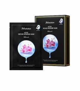 Заказать онлайн JMsolution Увлажняющая Маска-салфетка с  с экстрактом орхидеи Active Orchid Moisture Mask Ultimate в KoreaSecret