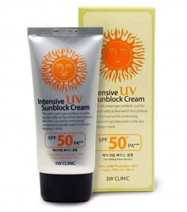 Заказать онлайн 3W Clinic Солнцезащитный крем Intensive UV Sunblock SPF50+ в KoreaSecret