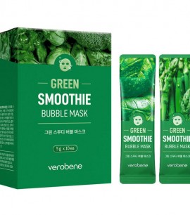 Заказать онлайн Verobene Кислородная маска смузи с зеленым коктейлем Green Smoothie Bubble Mask в KoreaSecret