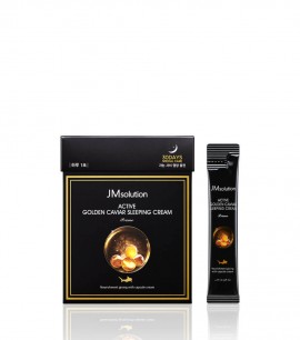 Заказать онлайн JMsolution Ночная маска с золотом и икрой Active Golden Caviar Sleeping Cream Prime в KoreaSecret