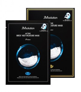 Заказать онлайн JMsolution Маска-салфетка с экстрактом ласточкиного гнезда Active Birds Nest Moisture Mask Prime в KoreaSecret