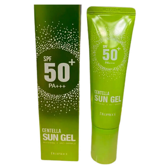Заказать онлайн Deoproce Солнцезащитный гель c центеллой Centella Sun Gel  SPF 50+ PA+ в KoreaSecret