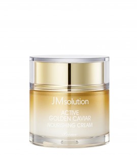 Заказать онлайн JMsolution Крем с золотом и экстрактом икры Active Golden Caviar Nourishing Cream в KoreaSecret