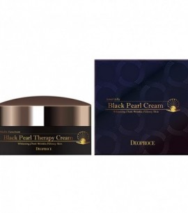 Заказать онлайн Deoproce Омолаживающий крем с черным жемчугом Black Pearl Therapy Cream в KoreaSecret