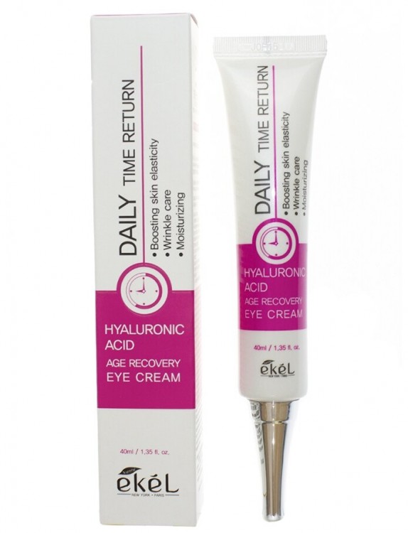 Заказать онлайн Ekel Увлажняющий Крем для век с гиалуроновой кислотой  Age Recovery Eye Cream Hyaluronic Acid в KoreaSecret
