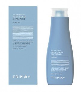 Заказать онлайн Trimay Бессульфатный протеиновый увлажняющий шампунь с морским комплексом 500мл Your Ocean Shampoo в KoreaSecret