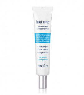 Заказать онлайн Medi Flower Крем для век тройного действия ARONYX Triple Effect Real Collagen Wrinkle Eye Cream в KoreaSecret