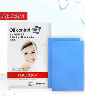 Заказать онлайн Purederm Матирующие салфетки Oil Control Film, 50 шт в KoreaSecret