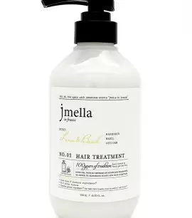 Заказать онлайн Jmella Маска для волос с лаймом и базиликом Lime & Basil hair treatment в KoreaSecret