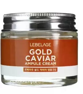 Заказать онлайн Lebelage Ампульный крем с экстрактом икры Ampule Cream Gold Caviar в KoreaSecret